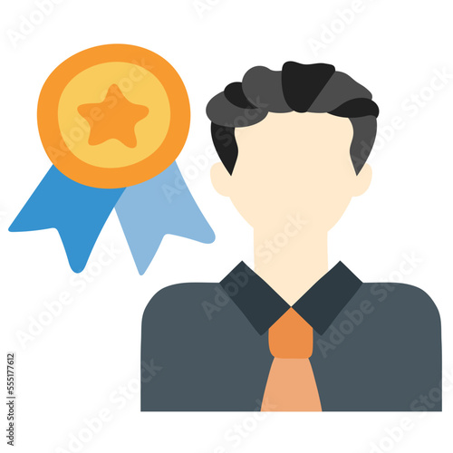 EXCELLENCE flat icon