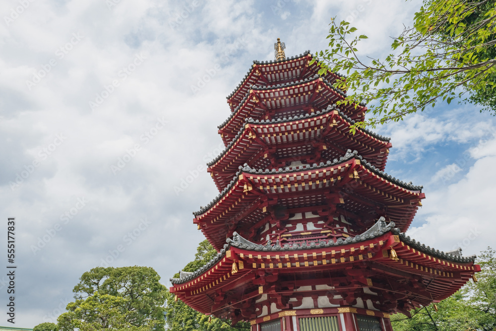 神奈川 川崎大師/平間寺 八角五重塔 神奈川 川崎大師/平間寺 八角五重塔