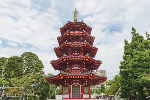 神奈川 川崎大師／平間寺 八角五重塔