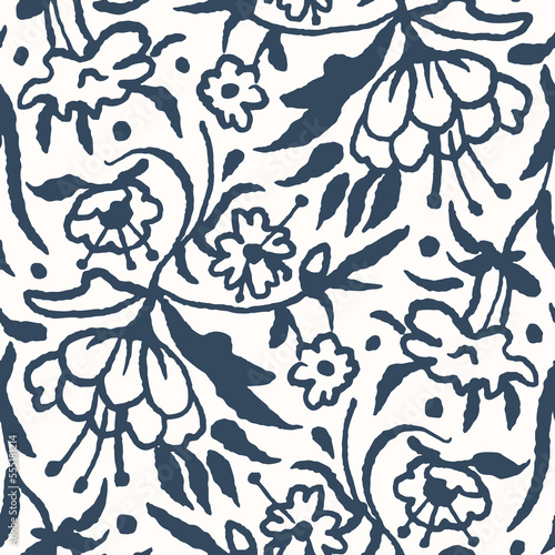 seamless pattern with flowers