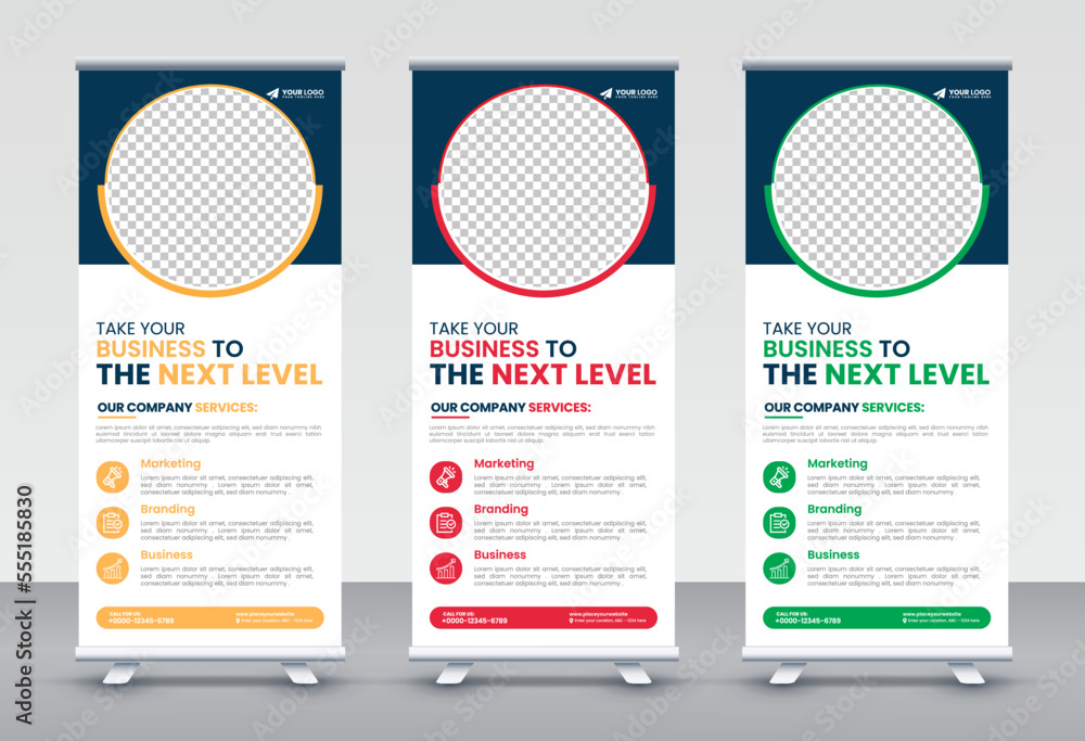 Modern Corporate rollup and X banner design templates for corporate Business, company, shop, brand and restaurant with professional creative and modern design Modern Corporate rollup and X banner design templates for corporate Business, company, shop, brand and restaurant with professional creative and modern design