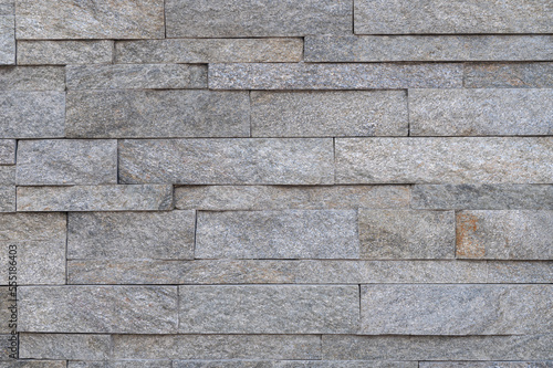 Modern stone brick wall tile texture