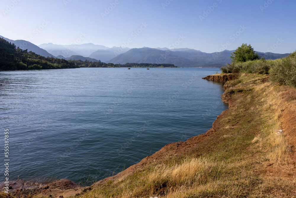 Beautiful Colbun lake in Maule, Chile 