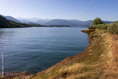 Beautiful Colbun lake in Maule, Chile 