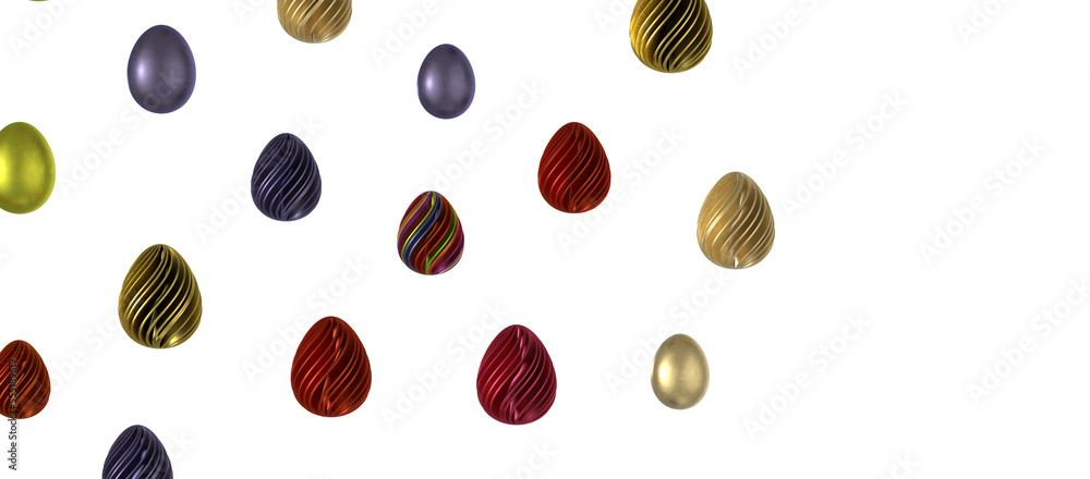 Perfect colorful handmade easter eggs Perfect colorful handmade easter eggs