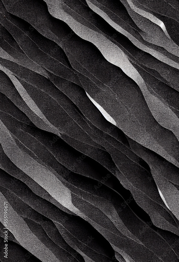 Black stone slate background design Generative AI Black stone slate background design Generative AI