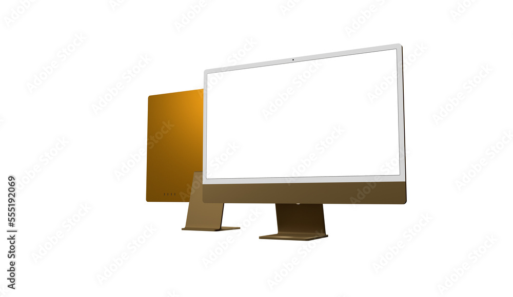 computer monitor with white blank screen computer monitor with white blank screen