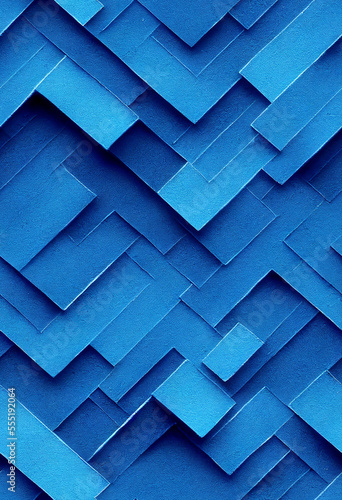 Blue worn painted surface background Generative AI