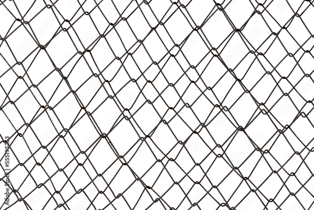 Background of metal mesh or wire on a white background Background of metal mesh or wire on a white background