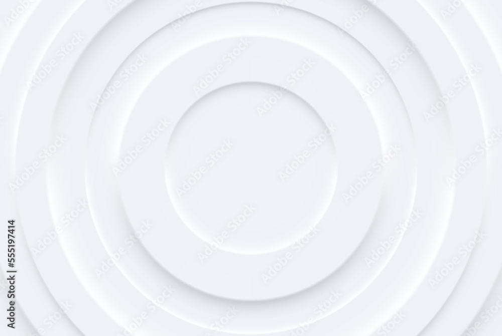 Abstract circular modern wallpaper design. Gray futuristic circle background in neomorphism style. Geometric round empty pattern. Abstract circular modern wallpaper design. Gray futuristic circle background in neomorphism style. Geometric round empty pattern.