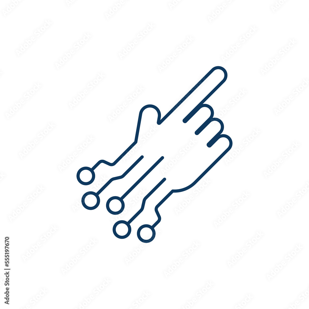 Digitization line universal icon ui ux element sign. Digitization line universal icon ui ux element sign.