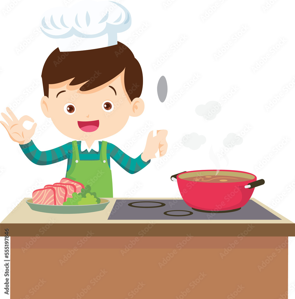 Cooking children boy Little kids making delicious food professional chef Cooking children boy Little kids making delicious food professional chef