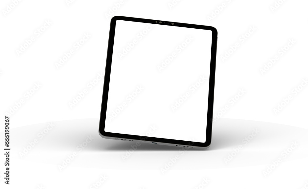 Photo Black tablet computer with blank 3d Photo Black tablet computer with blank 3d