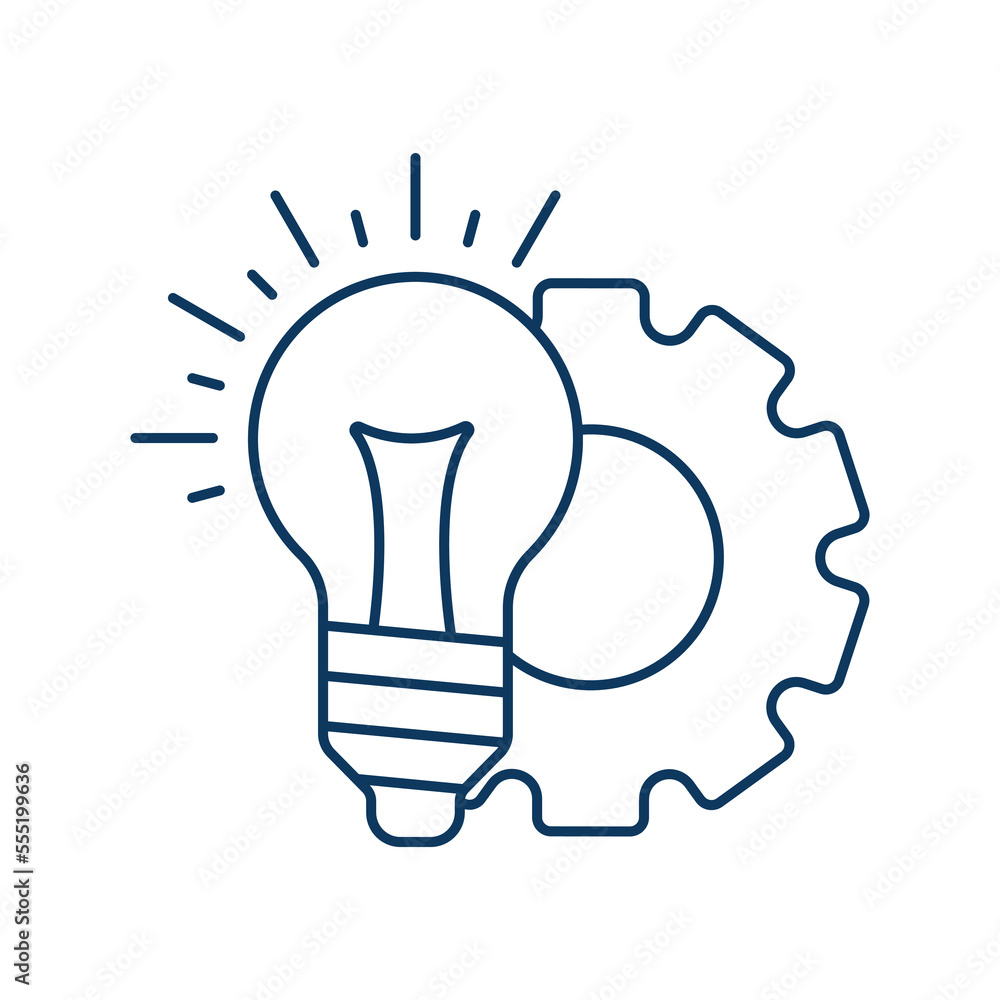 Innovation line universal icon ui ux element sign. Innovation line universal icon ui ux element sign.