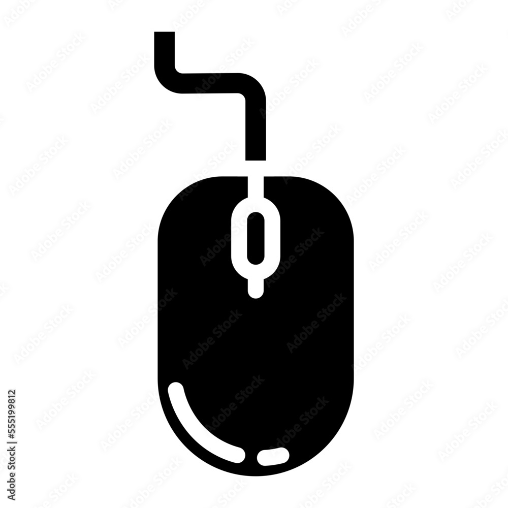 computer mouse glyph computer mouse glyph