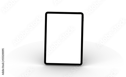 Blank screen realistic tabl...