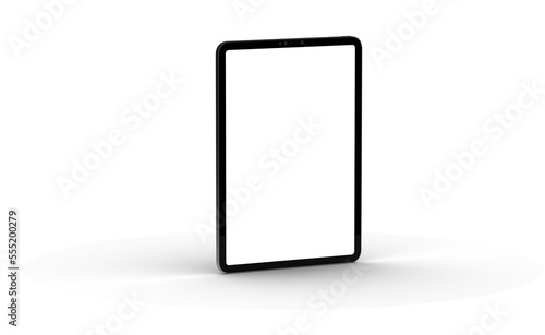 Blank screen realistic tabl...