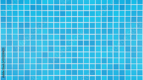 Ceramic blue seamless tile pattern, bathroom and pool tile, tile background, ceramic tile wall, blue pastel background