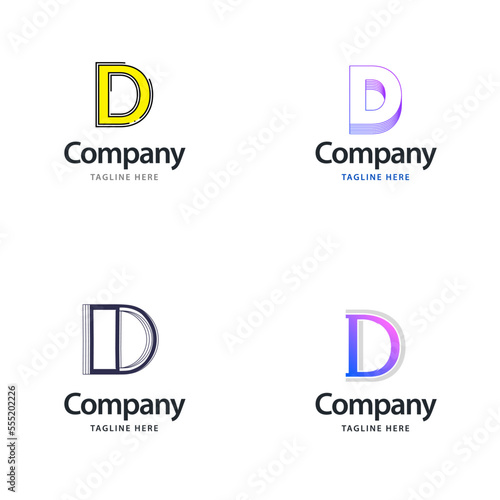 Letter D Big Logo Pack Design Creative Modern logos design for your business