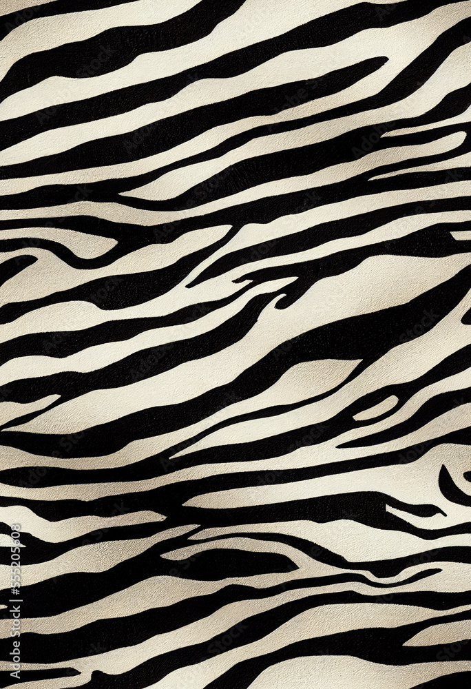 Zebra fur print texture design Generative AI Zebra fur print texture design Generative AI