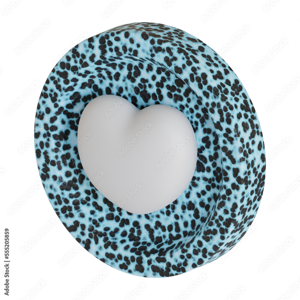 3d heart love coin illustration 3d heart love coin illustration