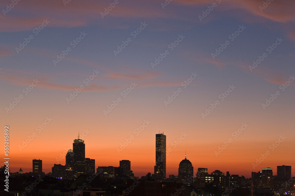 Buildings in a city, Back Bay, Boston, Massachusetts, USA Buildings in a city, Back Bay, Boston, Massachusetts, USA