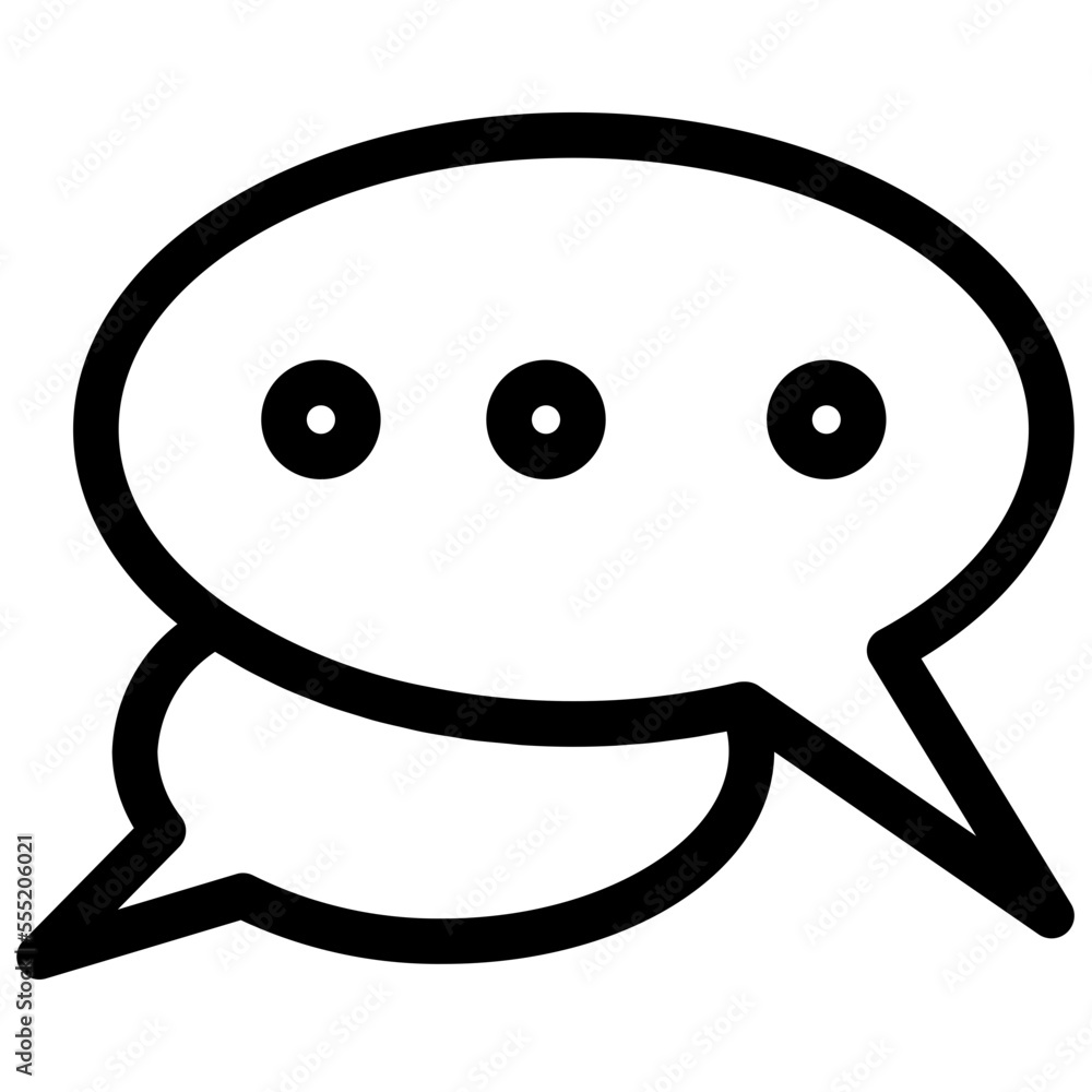 Obraz premium chat icon