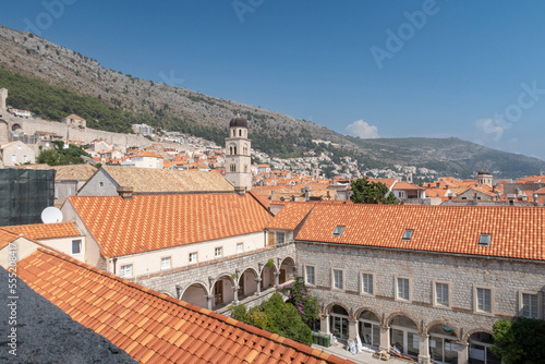 The walled city of Dubrovnik in Croatia