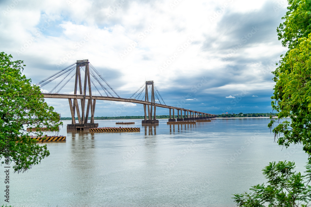 General Belgrano Bridge in Argentina on the Parana River