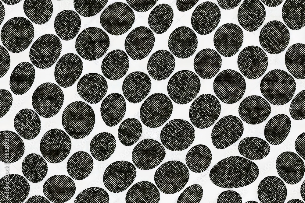 Sheets of paper with a grid pattern. Grid of black dots on a white ...