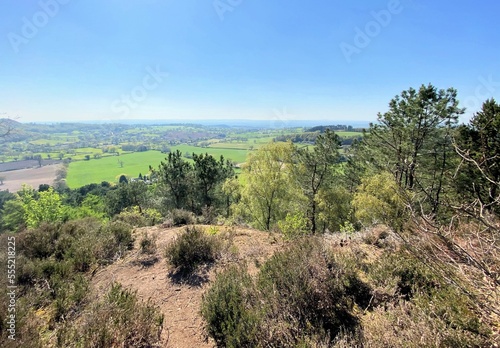 A view of the Cheshire Countryside at Bickerton Hills