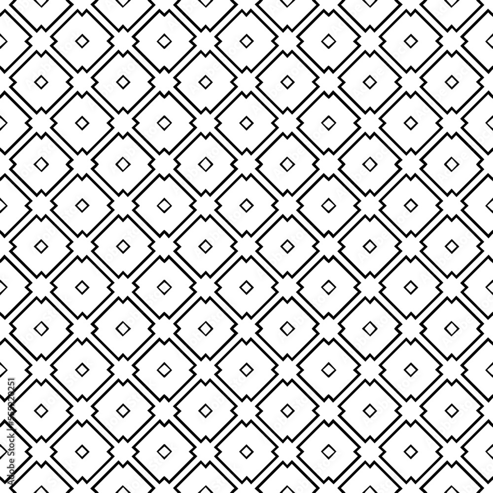 Black and white seamless pattern texture. Greyscale ornamental graphic design. Mosaic ornaments. Pattern template. Vector illustration. EPS10. Black and white seamless pattern texture. Greyscale ornamental graphic design. Mosaic ornaments. Pattern template. Vector illustration. EPS10.