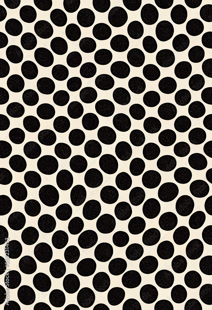 Geometric shaped moire illusory seamless pattern Generative AI