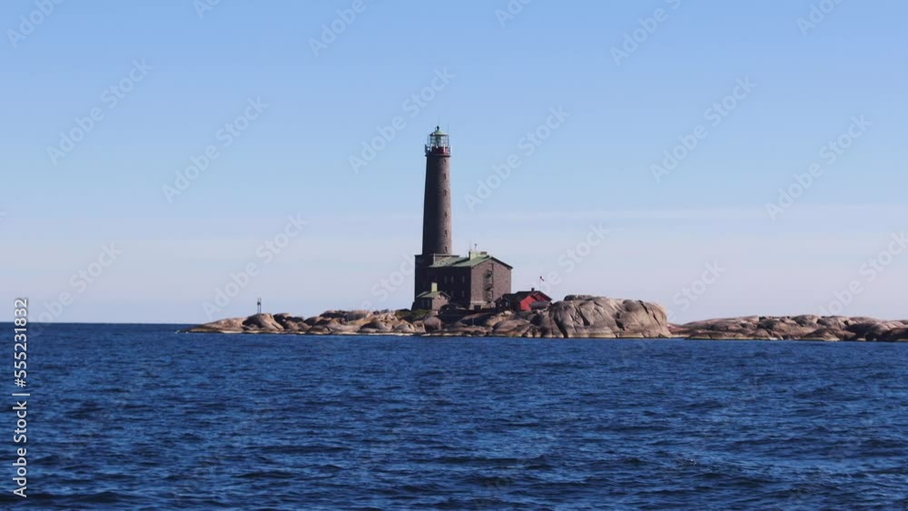 Bengtskär Lighthouse, summer view of Bengtskar island in Archipelago Sea, Southwest Finland, Kimitoön, Gulf of Finland sunny day
Bengtskär Lighthouse, summer view of Bengtskar island in Archipelago Sea, Southwest Finland, Kimitoön, Gulf of Finland sunny day