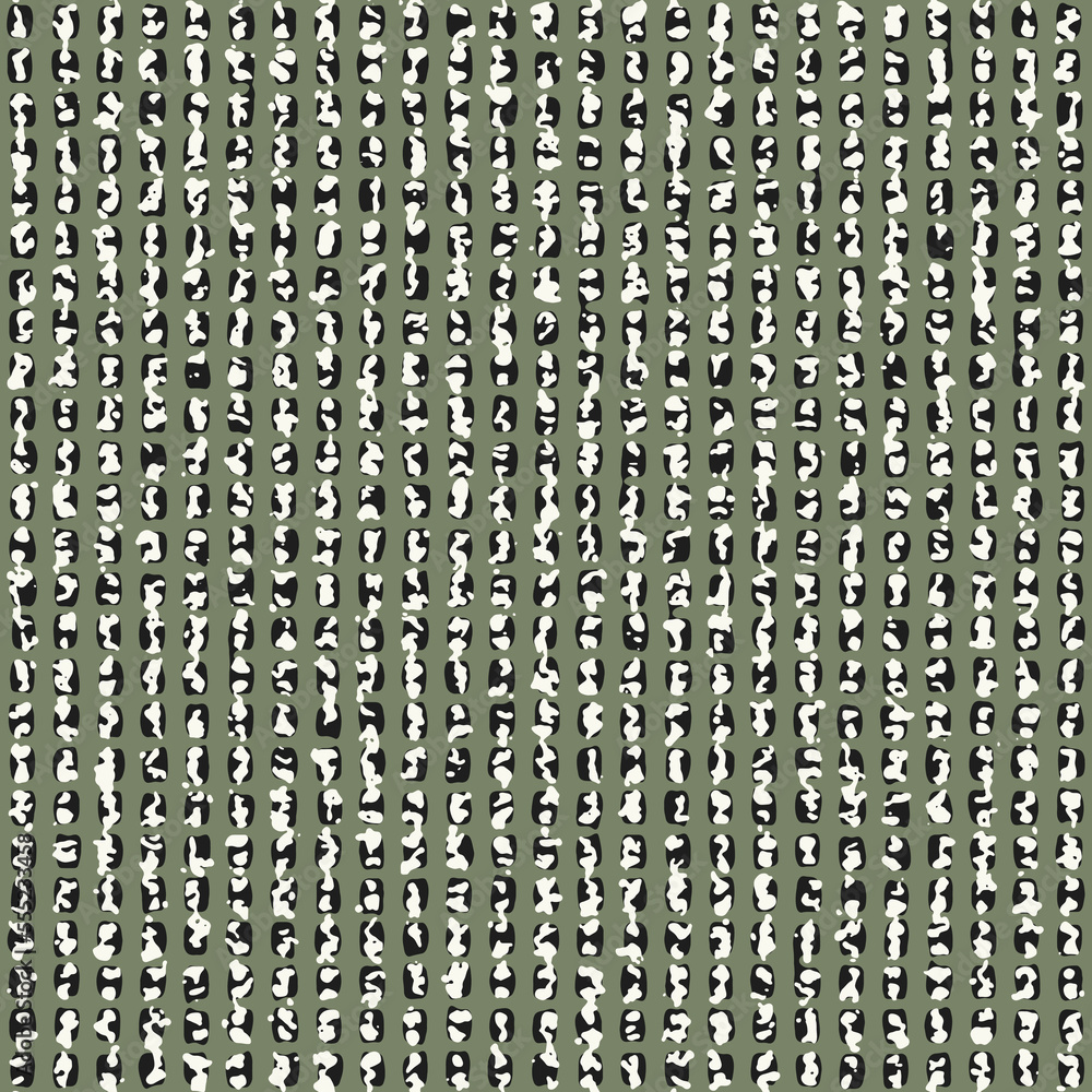 Olive Green Splattered Effect Textured Striped Pattern Olive Green Splattered Effect Textured Striped Pattern