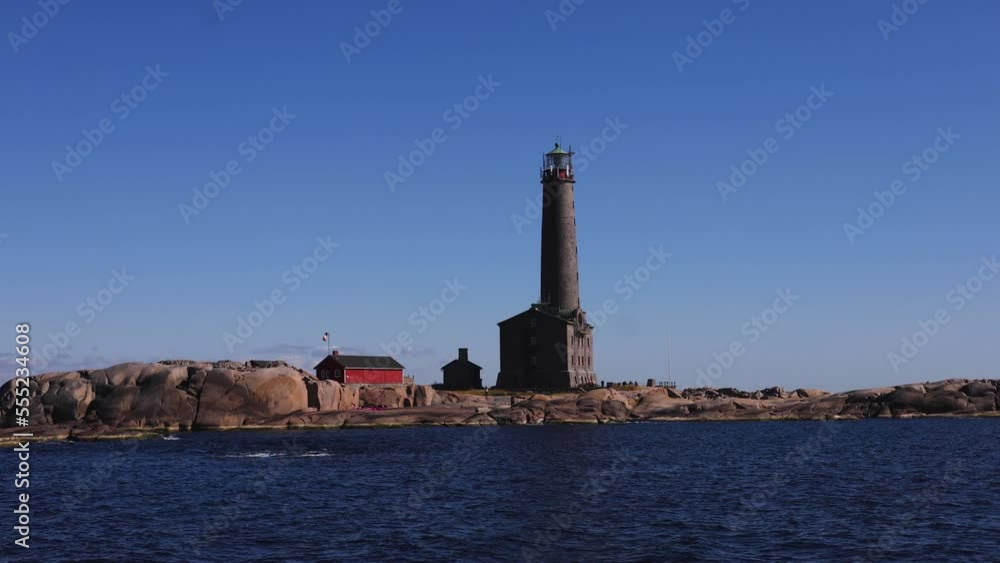 Bengtskär Lighthouse, summer view of Bengtskar island in Archipelago Sea, Southwest Finland, Kimitoön, Gulf of Finland sunny day
Bengtskär Lighthouse, summer view of Bengtskar island in Archipelago Sea, Southwest Finland, Kimitoön, Gulf of Finland sunny day