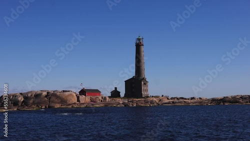 Wallpaper Mural Bengtskär Lighthouse, summer view of Bengtskar island in Archipelago Sea, Southwest Finland, Kimitoön, Gulf of Finland sunny day
 Torontodigital.ca