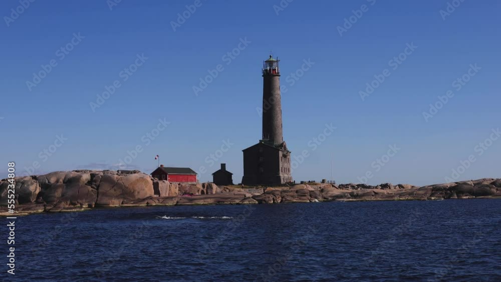 Bengtskär Lighthouse, summer view of Bengtskar island in Archipelago Sea, Southwest Finland, Kimitoön, Gulf of Finland sunny day
Bengtskär Lighthouse, summer view of Bengtskar island in Archipelago Sea, Southwest Finland, Kimitoön, Gulf of Finland sunny day