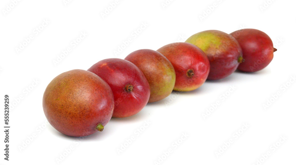 Mango fruits isolated on white background Mango fruits isolated on white background