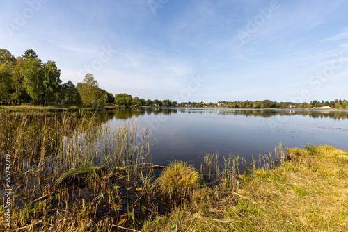 Fototapeta Naklejka Na Ścianę i Meble -  lake in the atumn landscape 