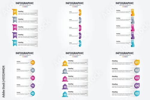 This vector infographics set is perfect for advertising in a brochure. flyer. or magazine.