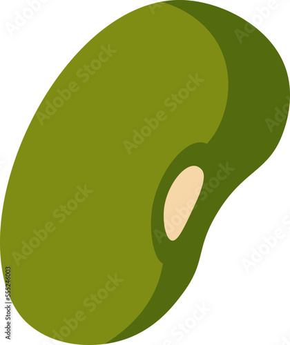 Soybean plant flat icon Agriculture Organic vegetable