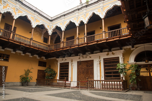 Peruvian Torre Tagle palace headquarters of the Ministry of foreign affairs of Peru