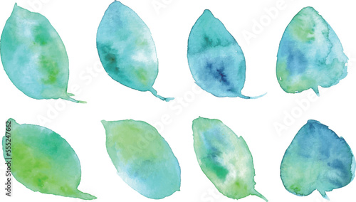 水彩画。水彩タッチの緑の植物ベクターイラスト。エレガントな水彩植物装飾イラスト。
Watercolor painting. Green plant vector illustration with watercolor touch. Elegant watercolor plant decoration illustration.
