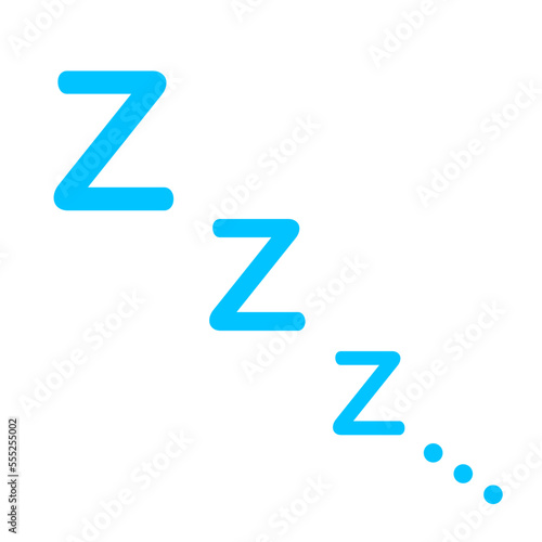 眠りを表すZZZ•••のアイコン