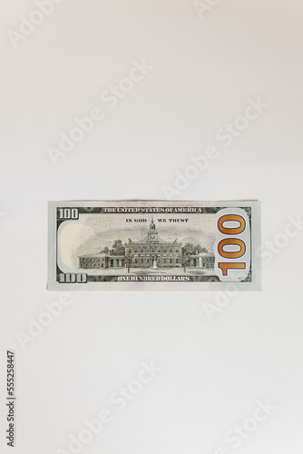 100 dollar paper money bill