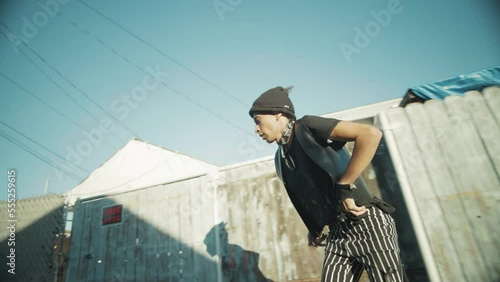 Mexican American Punk Rocker Skateboarding  photo