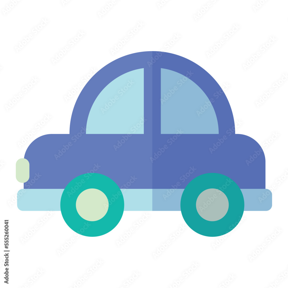 Isolated cute car toy icon Vector illustration