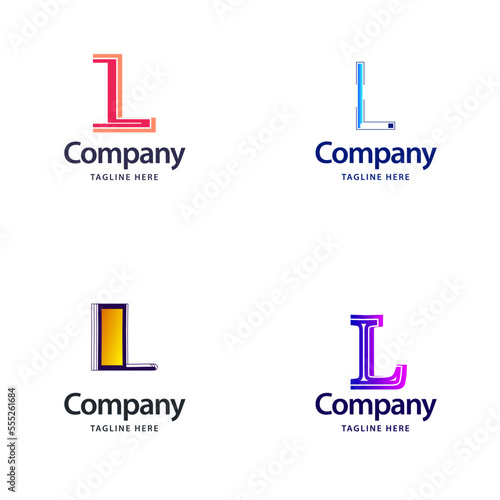 Letter L Big Logo Pack Design Creative Modern logos design for your business