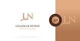 Initial LN Logo Design Vector